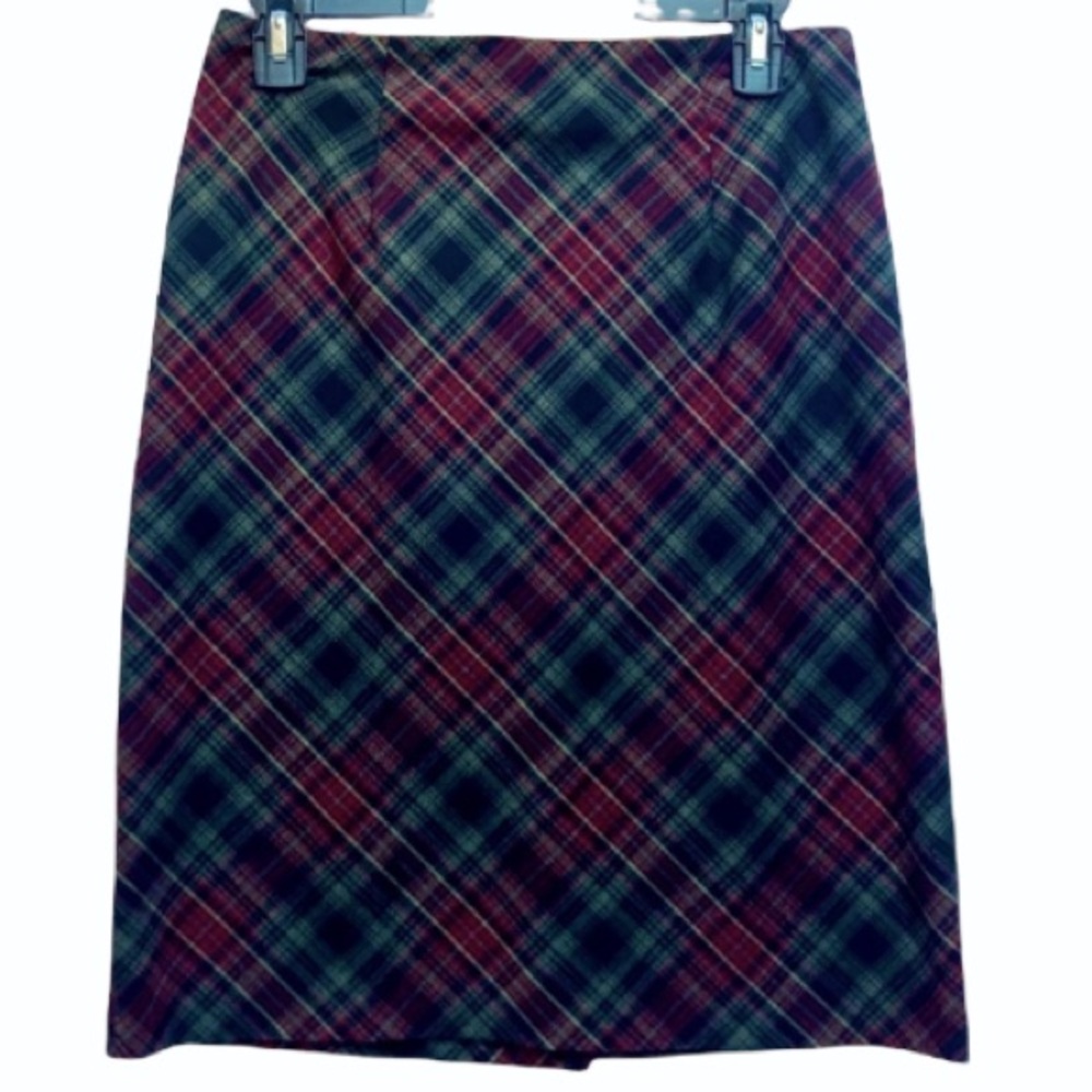 Byer California Plaid Pencil Skirt